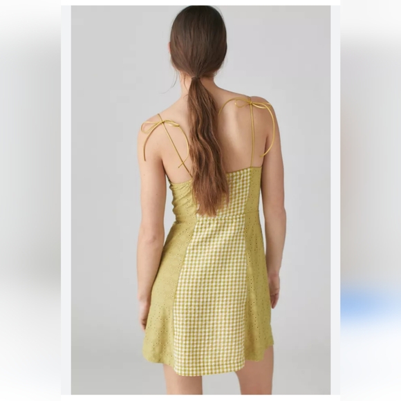 Urban Outfitters Felicity Eyelet Underwired Bustier Dress - Picture 2 of 11